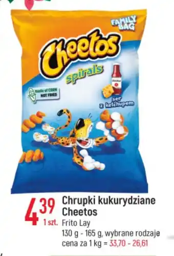 E.Leclerc Chrupki kukurydziane Cheetos Frito Lay 130-165g oferta