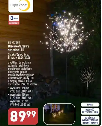 ALDI LIGHTZONE Drzewko/Krzewy świetlne LED oferta