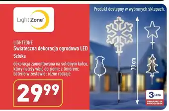 ALDI LIGHTZONE Świąteczna dekoracja ogrodowa LED oferta
