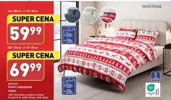 ALDI NOVITESSE Pościel z mikroperkalu Komplet 200 x 220cm + x 70 x 80cm oferta