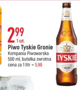 E.Leclerc Piwo Tyskie Gronie Kompania Piwowarska 500ml oferta