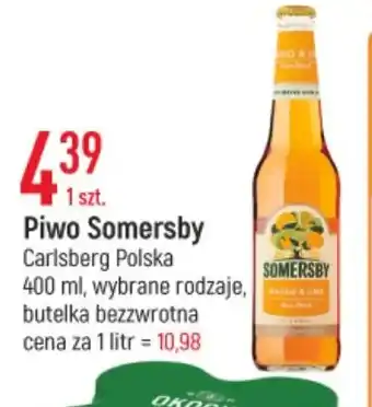 E.Leclerc Piwo Somersby Carlsberg Polska 400ml oferta