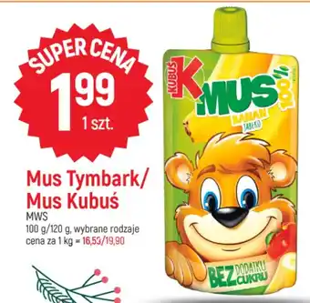 E.Leclerc Mus Tymbark/Mus Kubuś MWS 100-120g oferta