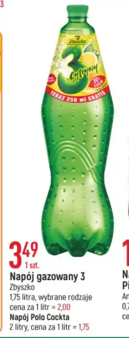 E.Leclerc Napój gazowany 3 Zbyszko 1,75l oferta
