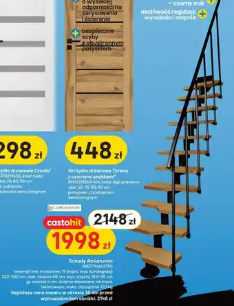 Castorama Schody Atrium mini 5907710647790 222-300cm oferta