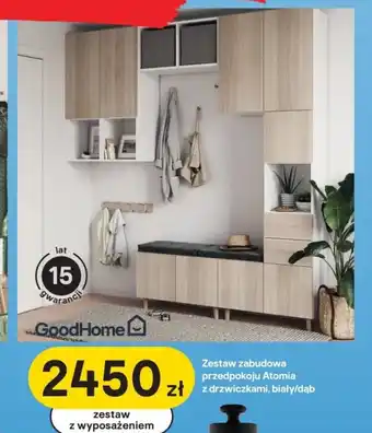 Castorama Zestaw zabudowa przedpokoju Atomia GoodHome oferta
