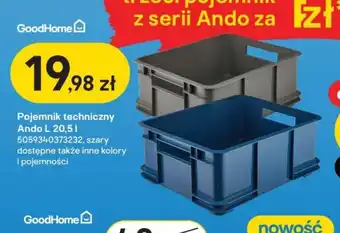 Castorama Pojemnik techniczny Ando L 20,5l oferta