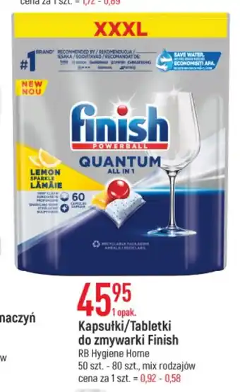 E.Leclerc Kapsułki/Tabletki do zmywarki Finish 50-80 szt. oferta
