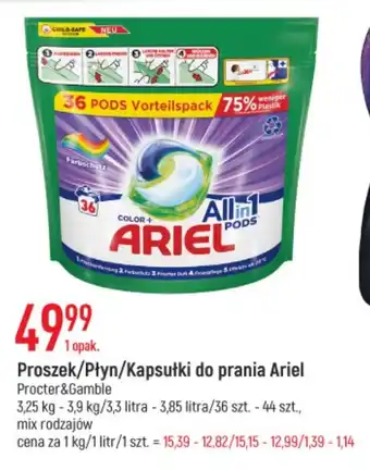 E.Leclerc Proszek/Płyn/Kapsułki do prania Ariel 3,25 kg oferta