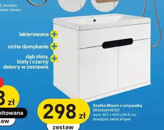 Castorama Szafka Sat Dąb z umywalką 590636544624 wym. 51,7 x 40,5 x 54,5 cm oferta