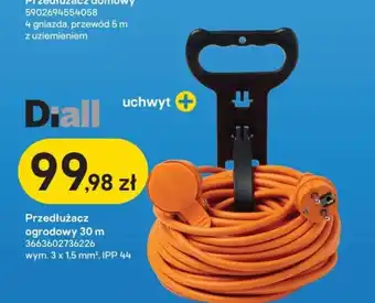 Castorama Przedłużacz domowy 5902694554058 wym. 3 x 1,5 mm², IPP 44 oferta