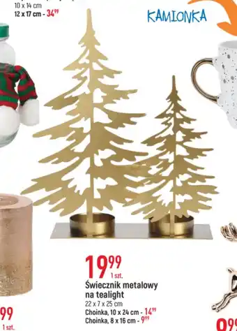 Świecznik metalowy na tealight
