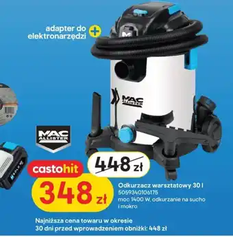 Castorama Odkurzacz Odkurzacz warsztatowy 30l 5059340106175 oferta