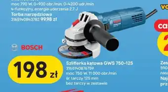 Castorama Szlifierka kątowa GWS 750-125 3165140876759 oferta