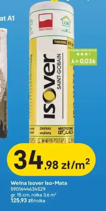 Castorama Wełna Isover Iso-Mata 5901644634529 oferta