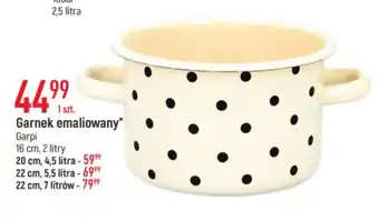 E.Leclerc Garnek emaliowany 2 l oferta