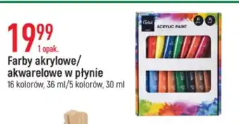 E.Leclerc Farby akrylowe/ akwarelowe w płynie oferta