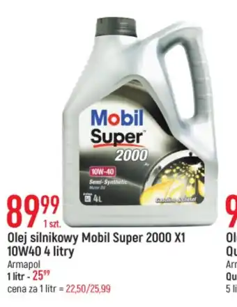 E.Leclerc Olej silnikowy Mobil Super 2000 X1 10W40 4 l oferta
