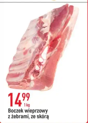 E.Leclerc Boczek wieprzowy z żebrami, ze skórą 1 kg oferta
