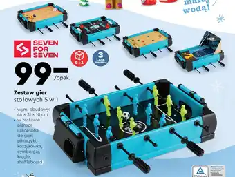 Biedronka Zestaw gier stołowych 5 w 1 oferta