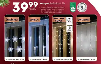 Biedronka Kurtyna świetlna LED oferta