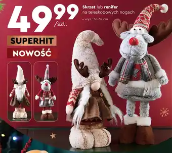 Biedronka Skrzat lub renifer na teleskopowych nogach wys.: 36-52 cm oferta