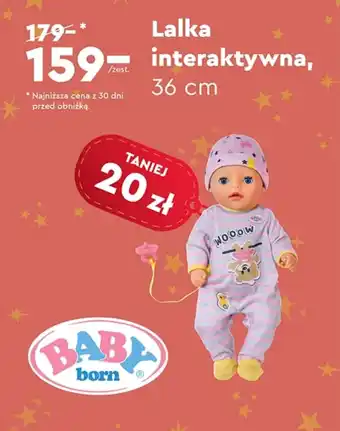 Biedronka Lalka interaktywna 36cm oferta