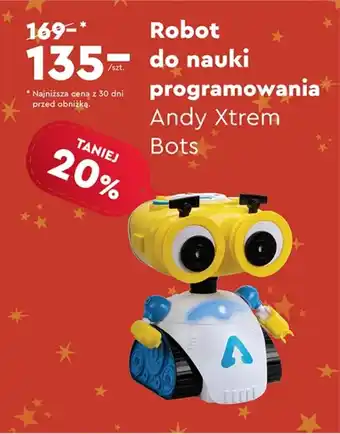 Biedronka Robot do nauki programowania Andy Xtrem Bots oferta