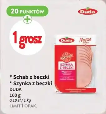 Intermarche Schab z beczki / Szynka z beczki DUDA 100 g oferta