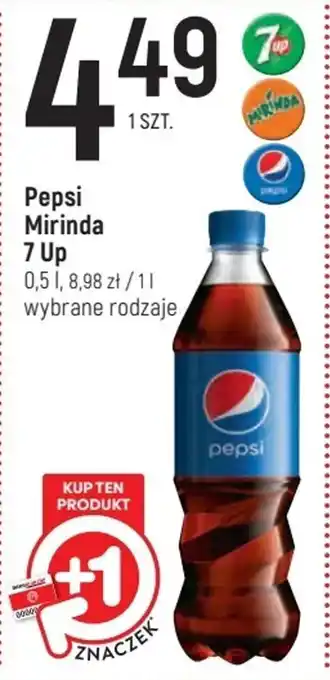 Intermarche Pepsi, Mirinda, 7 Up 0,5 l oferta
