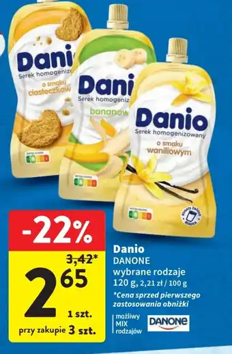 Intermarche Danio 120 g oferta
