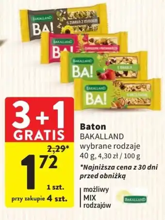 Intermarche Baton BAKALLAND 40 g oferta