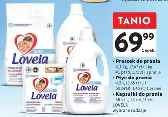 Intermarche Proszek do prania 4,1 kg / Płyn do prania 4,5 l / Kapsułki do prania 36 szt. LOVELA oferta