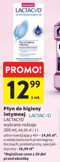Intermarche Plyn do higieny intymnej LACTACYD 200 ml oferta