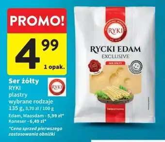 Intermarche Ser żółty RYKI 135 g oferta