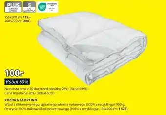 JYSK KOŁDRA GLOPTIND 135 x 200 cm oferta