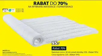 JYSK DREAMZONE MATA OCHRONNA PLUS T45 90 x 200 cm oferta