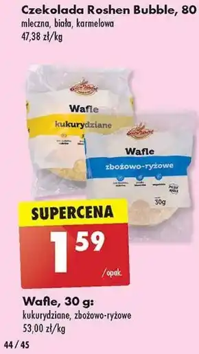 Biedronka Wafle oferta