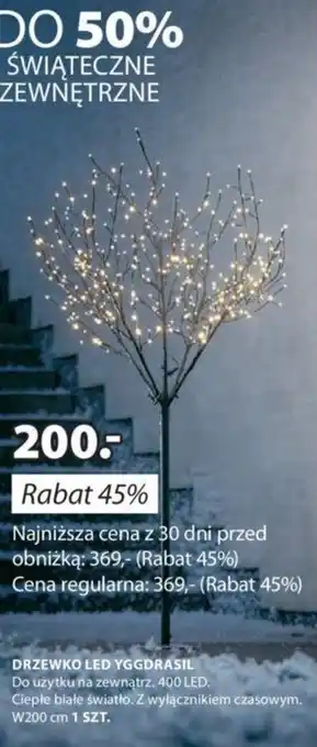 JYSK DRZEWKO LED YGGDRASIL W200 cm oferta