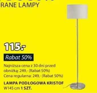 JYSK LAMPA PODŁOGOWA KRISTOF oferta