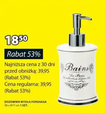 JYSK DOZOWNIK MYDŁA FORSHAGA oferta