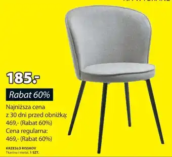 JYSK KRZESŁO RISSKOV oferta