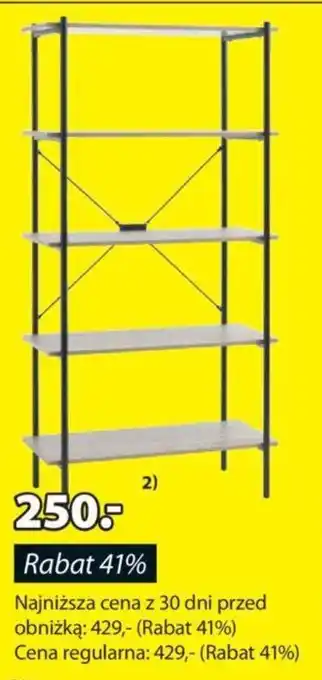 JYSK REGAŁ VANDBORG W163 cm oferta