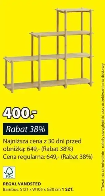 JYSK REGAŁ VANDSTED oferta