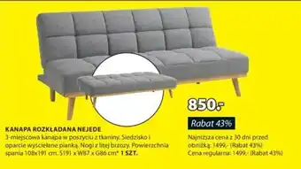 JYSK KANAPA ROZKŁADANA NEJEDE oferta