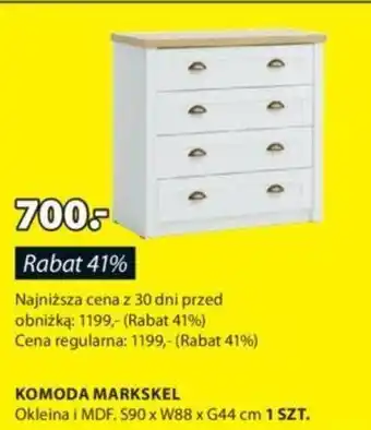 JYSK KOMODA MARKSKEL oferta