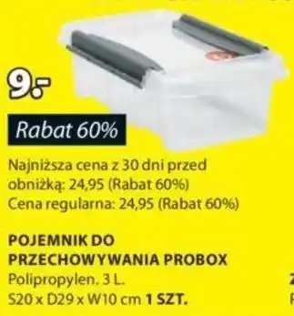 JYSK POJEMNIK DO PRZECHOWYWANIA PROBOX oferta