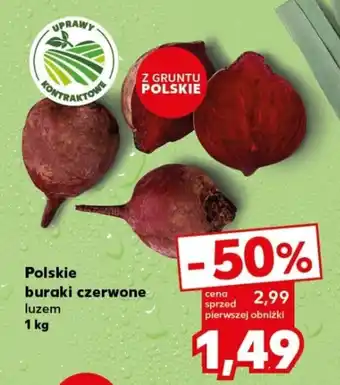 Kaufland Polskie buraki czerwone 1kg oferta