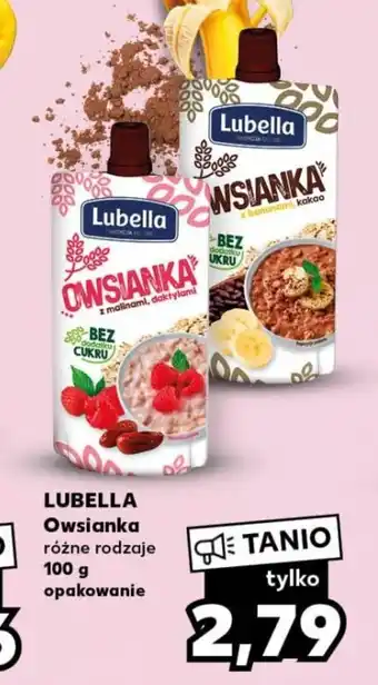 Kaufland Lubella Owsianka różne rodzaje 100g oferta