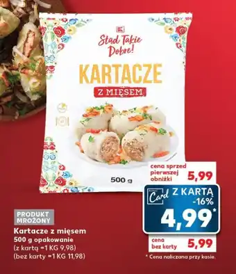 Kaufland KARTACZE Z MIĘSEM 500g oferta